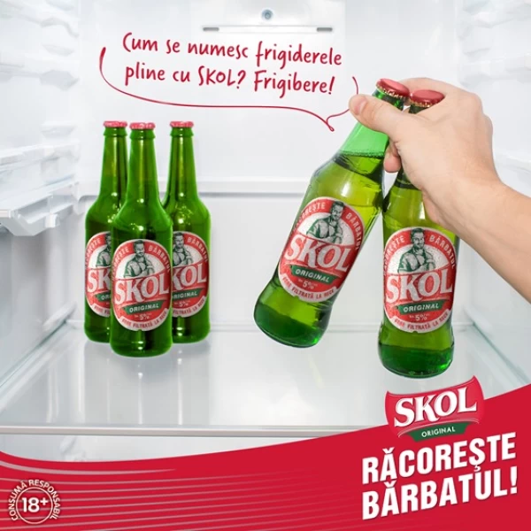 Пиво светлое SKOL пастеризованное фильтрованное 5% об., 0,33 л - image 3