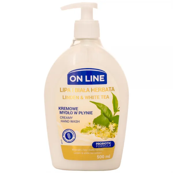 On Line sapun lichid 500ml Ceai Alb si Tei - image 1