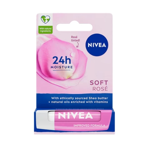 Set Cadou 2025 Nivea Rose Care Bag (CrZi, Mic, Lip) - image 4
