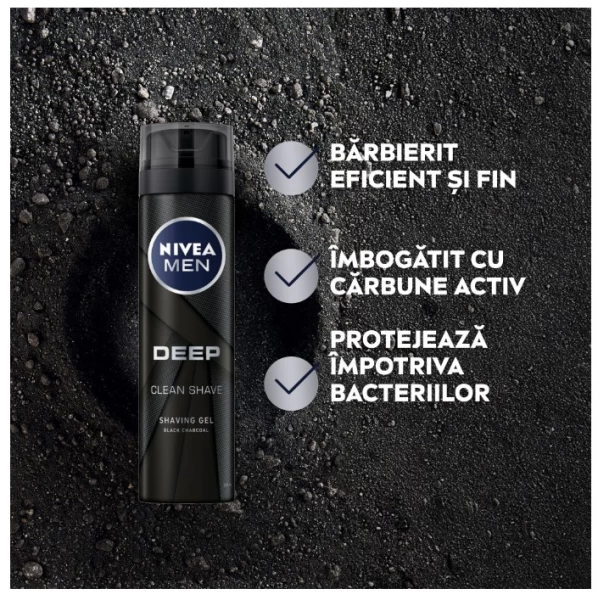 Nivea Men Gel de ras Deep 200 ml - image 2