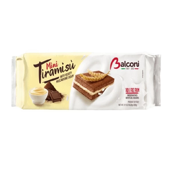 Мини бисквиты Balconi Тирамису 280 г - image 1