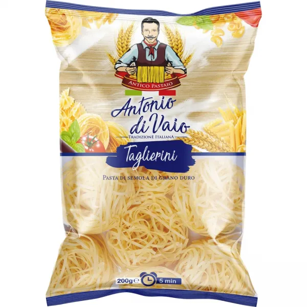 Макароны Antonio di Vaio из пшеничной муки Taglierini 200 г - image 1
