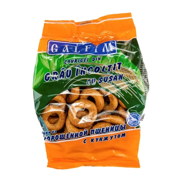Covrigei Galfim din boabe de griu si susan 200 gr - image 1
