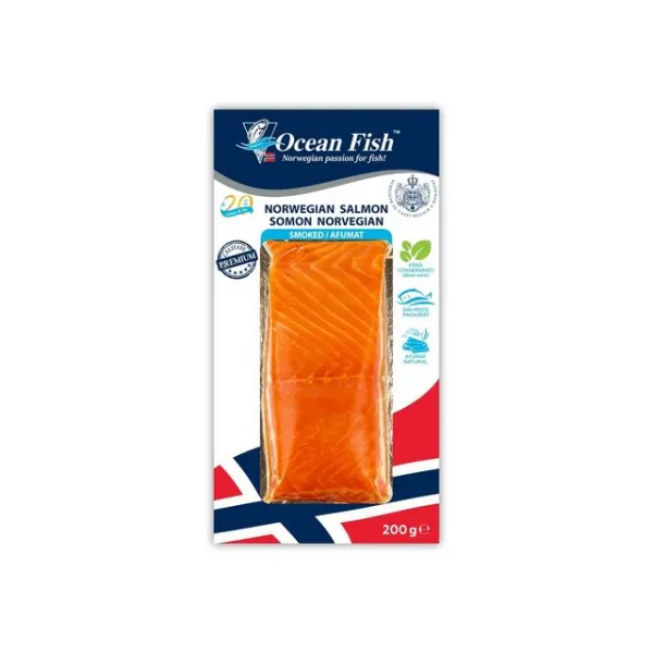 Ocean Fish Филе лосося копчёное 200гр - image 1