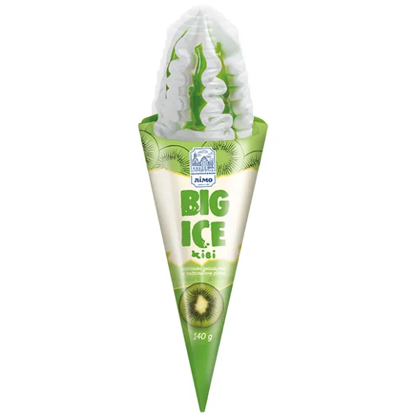Мороженое Лимо Big Ice Kiwi рожок 140г - image 1