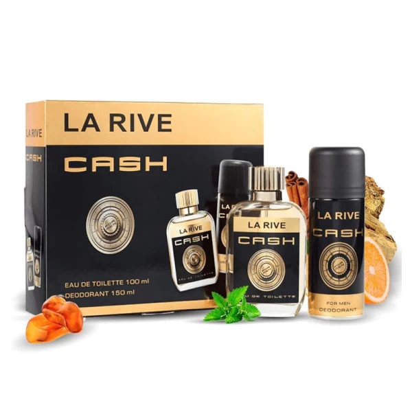 Set La Rive Man Cash(туалетная вода 100мл+дезодорант 150см3) - image 2