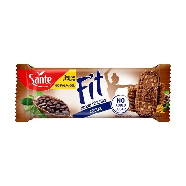 Sante Biscuiti cu cereale fără zahăr adăugat cu ciocolata 50g - image 1