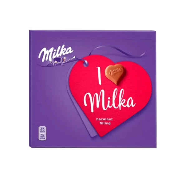 Milka Ciocolata lapte cu nuci faramitate I love you 105 g - image 1