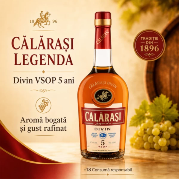 Divin Calarasi 5 ani Legenda VSOP, 500 ml - image 2