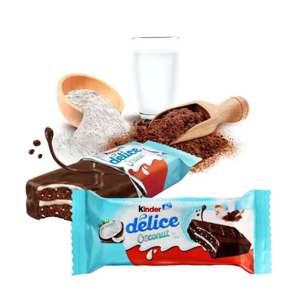 Kinder Biscuit Delice Cocos 37 gr - image 2