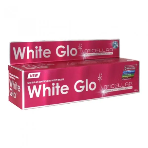 White Glo pasta de dinti 100gr inalbitoare micelara - image 1