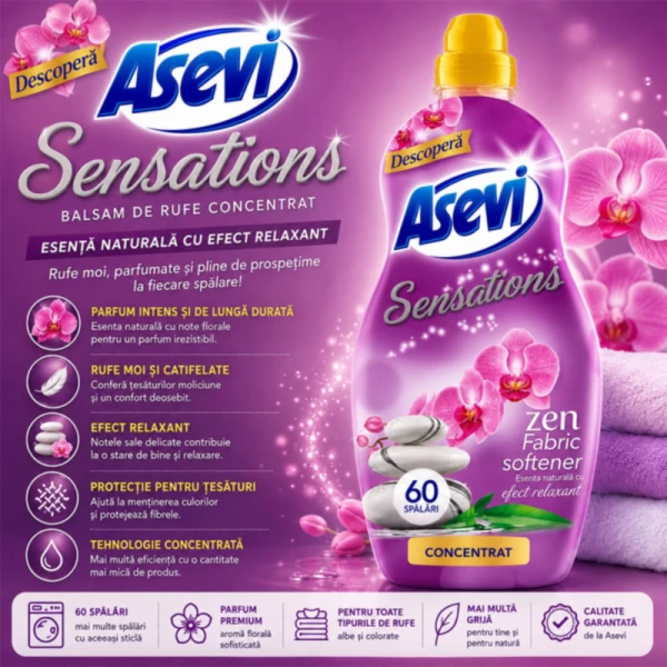 Asevi balsam de rufe Sensation Zen 1.5L 60spalari - image 2
