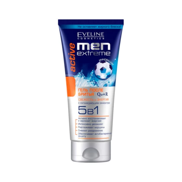 Eveline Men Extreme Гель после бритья Q10+R Active 200 мл - image 1