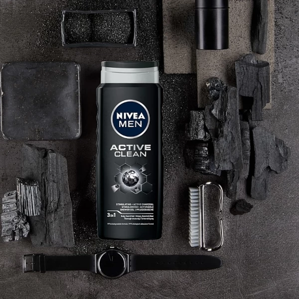 Nivea Gel de dus Active Clean 500 ml - image 2