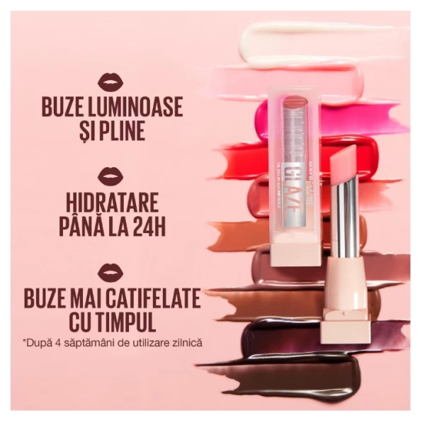 Maybelline Бальзам для губ Lifter Glaze для увлажнения и сияния, оттенок 002 Pink Drip, 2,8 г - image 3