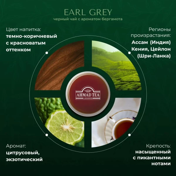 Ahmad Tea Ceai negru Premium Earl Grey 25 plicuri - image 4