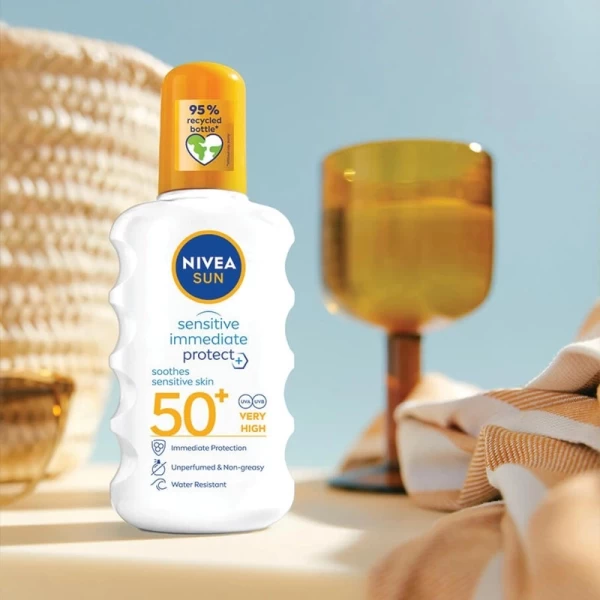 Nivea Sun Kids Babies & Kids Sensitive Спрей для защиты от солнца Protect 5в1, SPF 50+, 200 мл - image 2