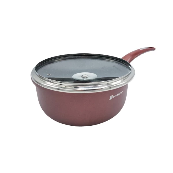Schmitter Cratita ceramic cu coada+Capac aluminiu turnat 20cm, 2.5L - image 2