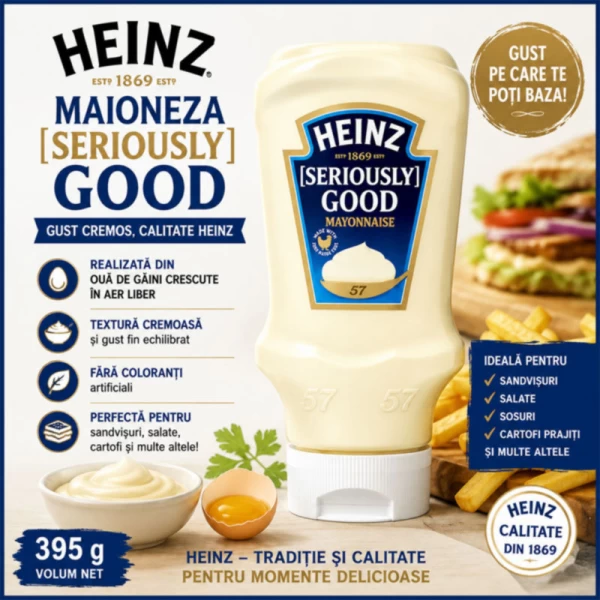 Heinz Sos Maioneza Tub 395 g - image 2