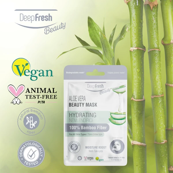 DeepFresh Masca pentru fata hidratanta Aloe Vera 30 ml - image 2