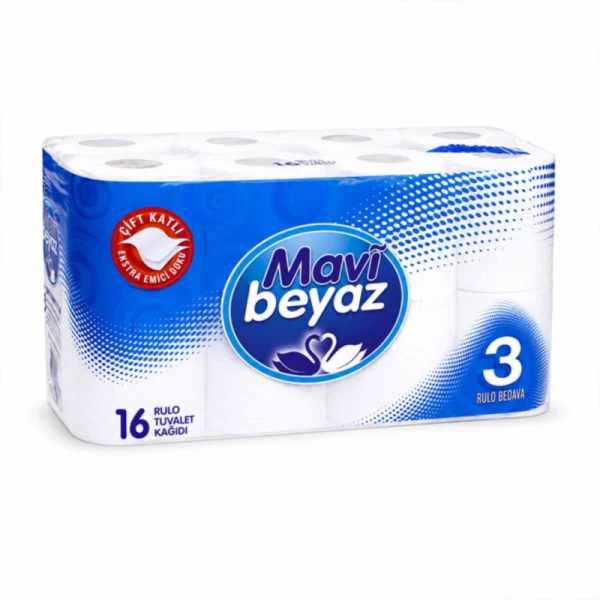 Mavi Beyaz Туалетная бумага 16 рул 2 слоя - image 1