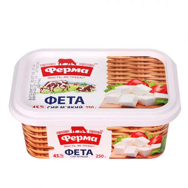 Брынза Фелата 45% Ферма 230г - image 1