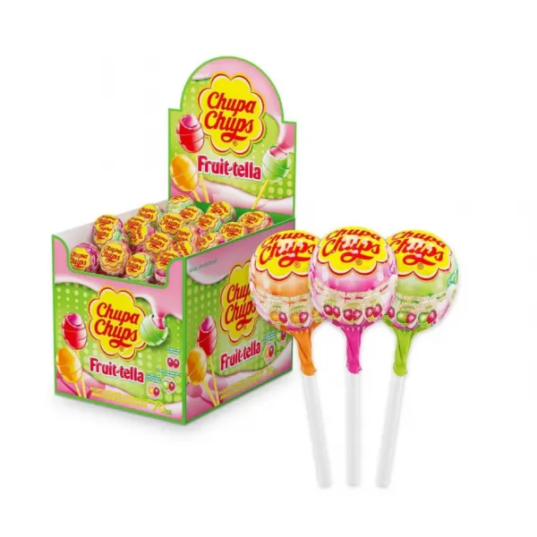 Chupa Chups карамель Fruittella ассорти, чупа-чупс, 17 г - image 1
