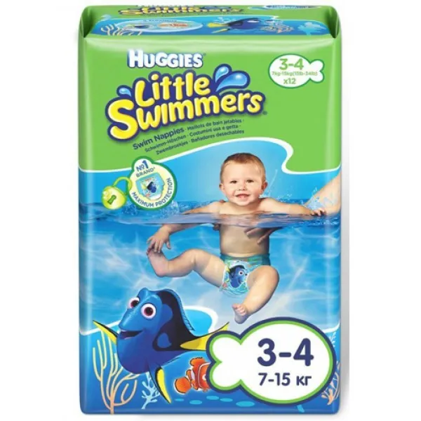 Подгузники-трусики Huggies Little Swimmers 3-4 12 шт - image 1