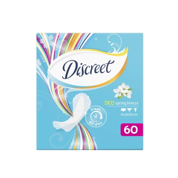 Discreet Absorbante zilnice Deo Spring Breeze 60 buc - image 1