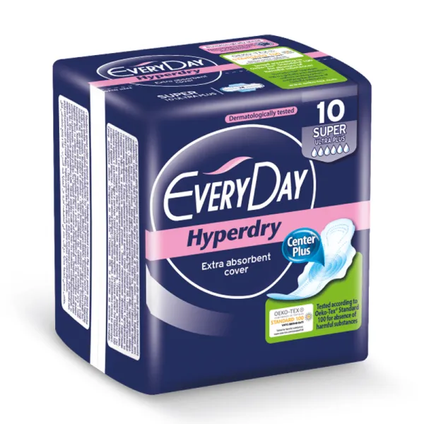 Everyday Absorbante Hyperdry Ultra Plus Super 10buc - image 1