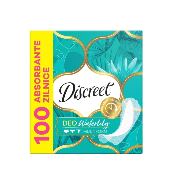 Discreet Absorbante zilnice Deo Water Lily 100 buc - image 1
