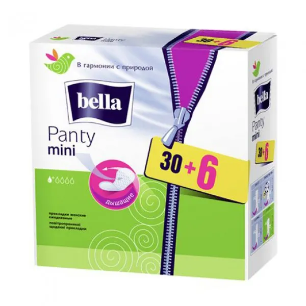 Bella Absorbante zilnice Panty Mini 36 buc - image 1