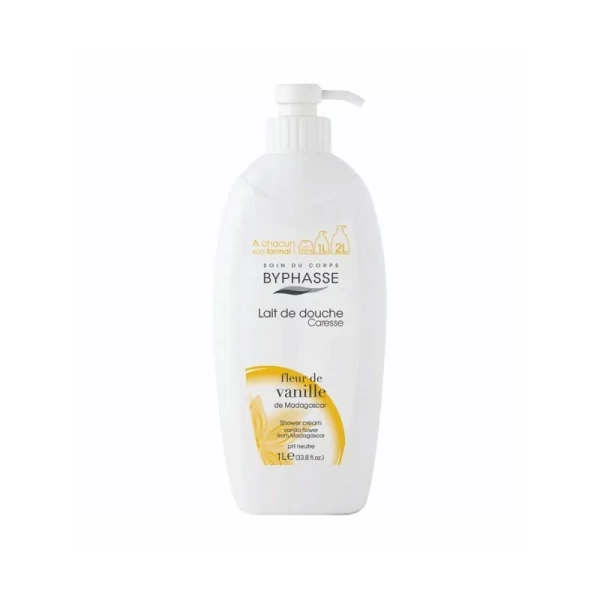 Byphasse Caresse Gel-crem de dus Vanila 1 L - image 1