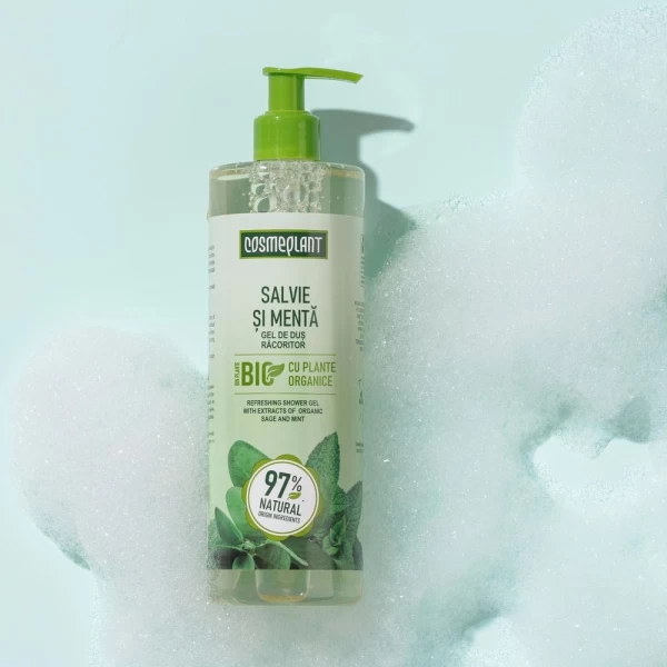 Cosmeplant Gel pentru dus Racoritor Salvie si Menta 500 ml - image 3