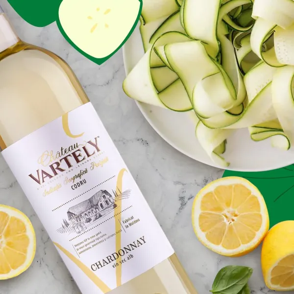 Вино Chateau Vartely Chardonnay белое сухое, 0,75л - image 3