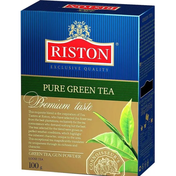 Чай рассыпной Riston Зелёный Листовой 100 г - image 1