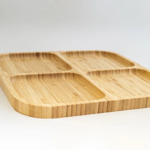 Блюдо квадратное с 4 отделениями BAMBUS, 25 см - image 2