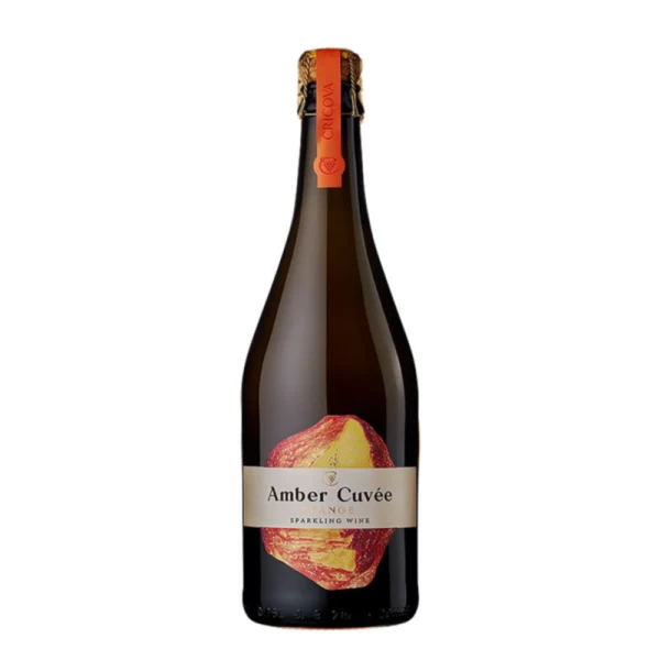 Cricova Vin spumant Amber Cuve Orange alb sec 0.75l - image 1