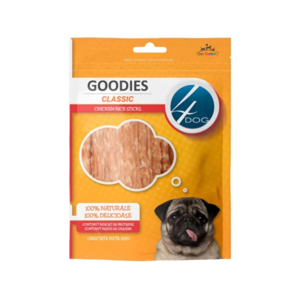 4Dog Классическая куриные палочки с рисом 100 г - image 1