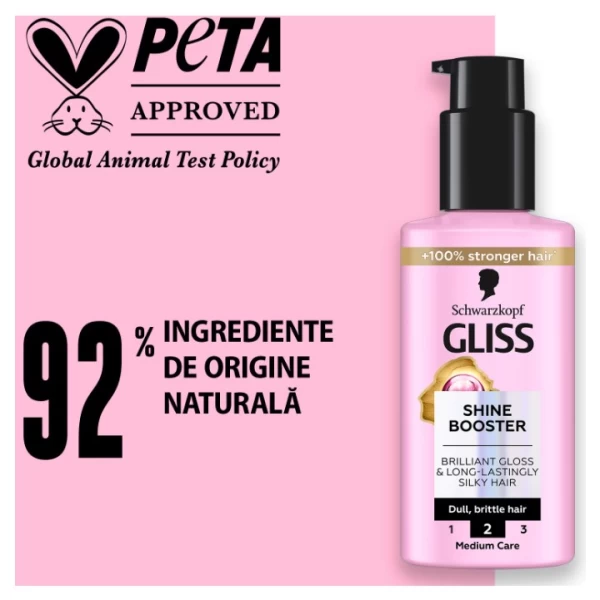 Gliss Tratament de par pentru stralucire, Liquid Silk, 100 ml - image 2