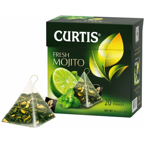 Чай зеленый Curtis 20pac Fresh Mojito - image 2