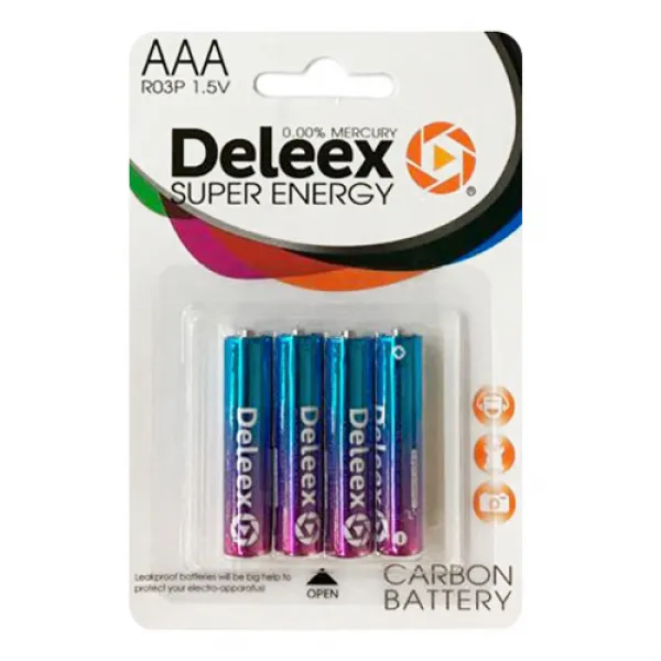 Батарейки Deleex Carbon AA  4 шт - image 1