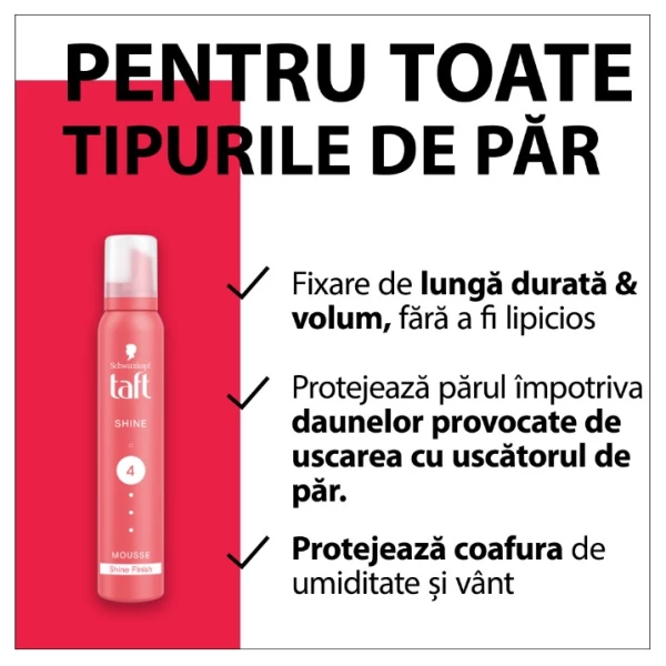 Taft Spuma modelatoare 200ml Shine - image 4