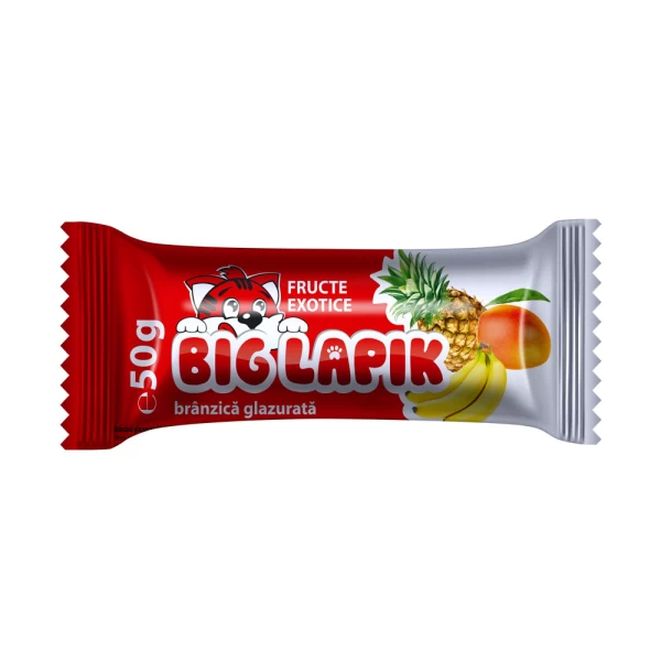 Big Lapik Branzica glazurata cu fructe exotice 50 g - image 1