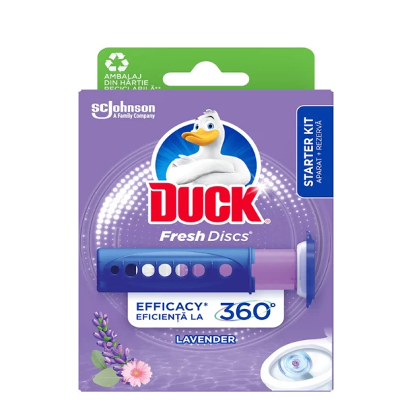 Освежитель для туалета Duck Fresh Discs Lavender, 36 мл - image 1