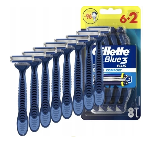 Gillette Aparat de ras Blue 3 Regular DIS6 + 2 - image 2