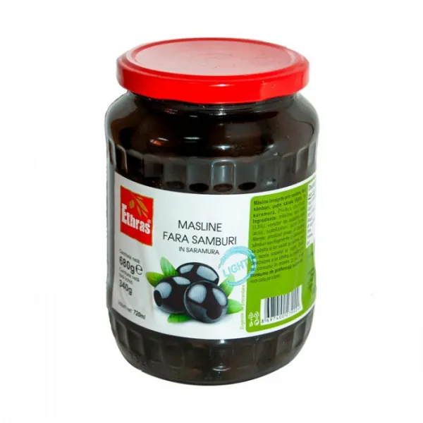 Маслины без косточки ETHRAS 680 гр - image 1