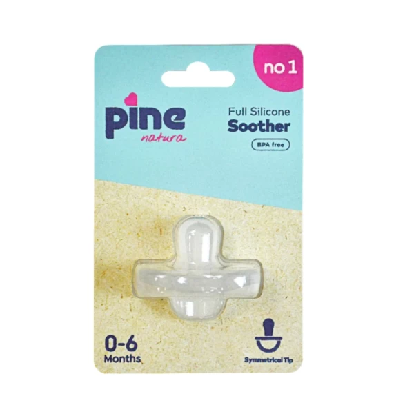 Pine Natura suzeta Full Silicone, nr. 1 0-6 luni - image 1