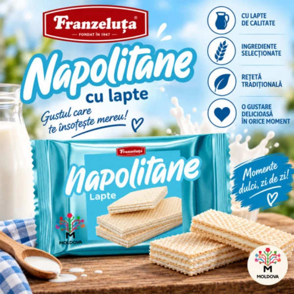 Franzeluta Вафли с молоком 200 г - image 2