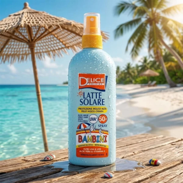 Delice Solaire Lapte-Spray protectie solara Copii SPF50+ 150ml - image 2